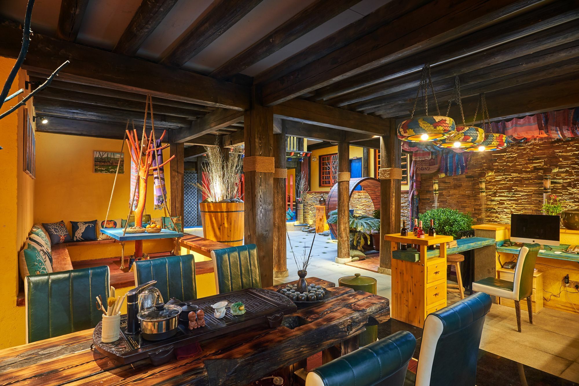 Jiumi Snow Mountain Original Art Hotel Shangri-La Exterior foto