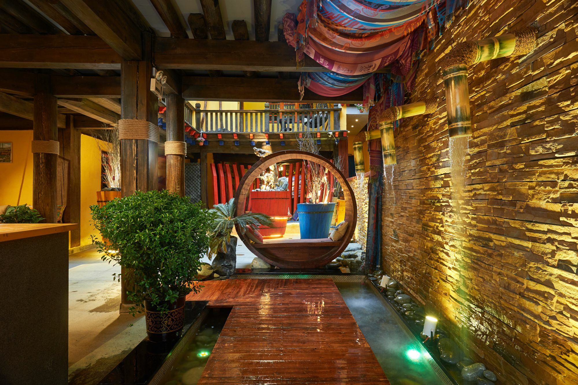 Jiumi Snow Mountain Original Art Hotel Shangri-La Exterior foto